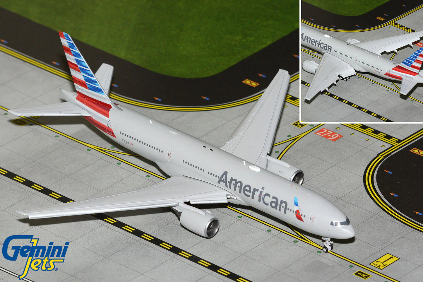 GEMINI JETS B777-200ER AMERICAN AIRLINES (FLAPS DOWN) REG: N788AN