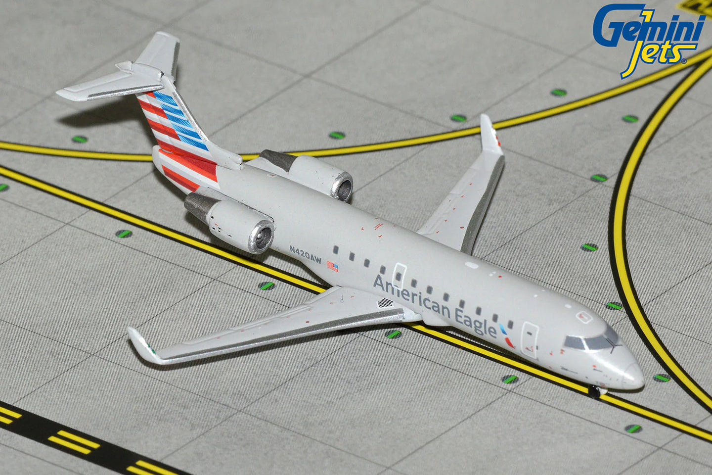 GEMINI JETS CRJ200LR AMERICAN EAGLE / AIR WISCONSIN REG: N420AW