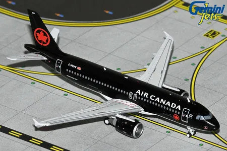 GEMINI JETS A320 AIR CANADA JETZ (BLACK COLOUR SCHEME) REG: C-FNVV