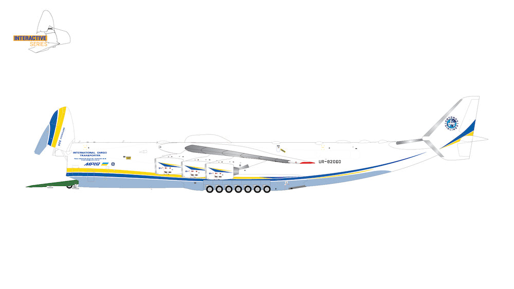 GEMINI JETS AN-225 MRIYA ANTONOV AIRLINES (INTERACTIVE SERIES) REG: UR-82060