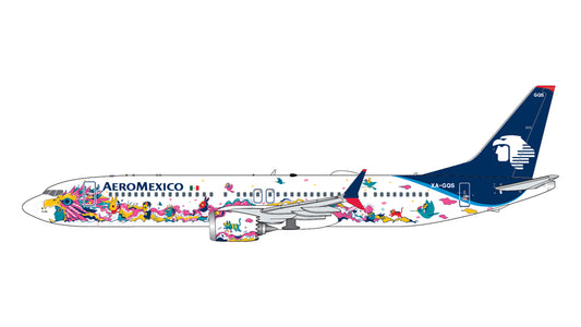 GEMINI JETS B737 MAX 9 AEROMEXICO "KUKULCAN LIVERY" REG: XA-GQS