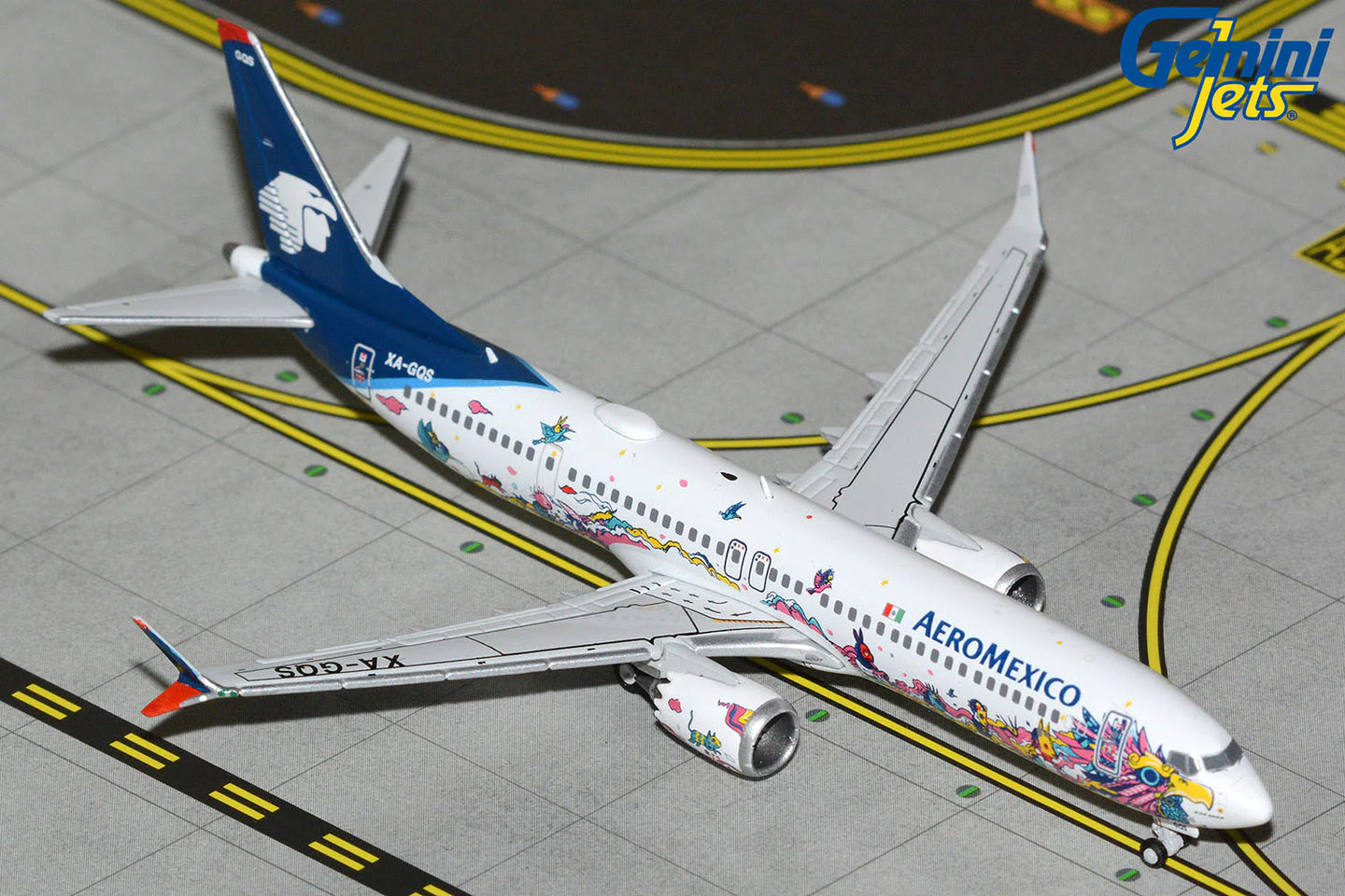 GEMINI JETS B737 MAX 9 AEROMEXICO "KUKULCAN LIVERY" REG: XA-GQS