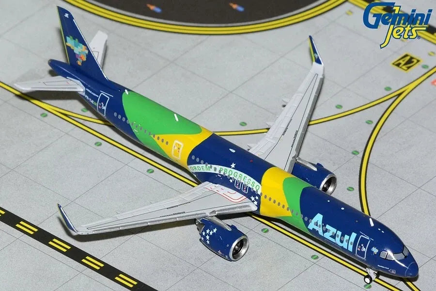GEMINI JETS A321NEO AZUL LINHAS AEREAS BRASILEIRAS "BRAZILIAN FLAG" REG: PR-YJE