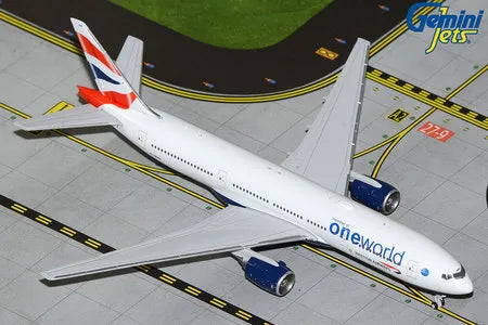GEMINI JETS B777-200ER BRITISH AIRWAYS "ONE WORLD" REG: G-YMMR