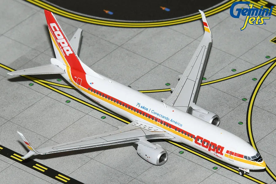 GEMINI JETS B737-800S COPA AIRLINES REG: HP-1841 "75TH ANNIVERSARY"
