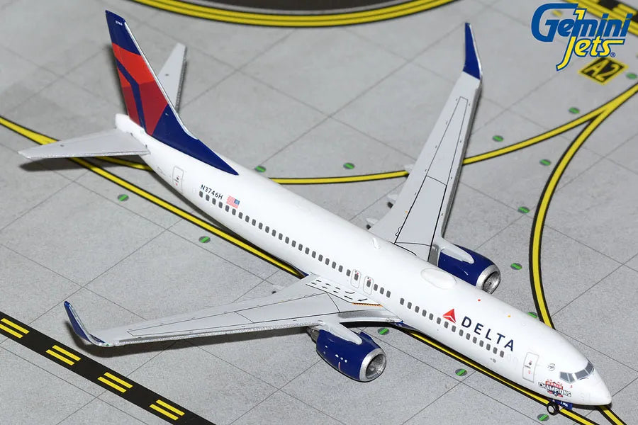 GEMINI JETS B737-800W DELTA AIR LINES "ATLANTA BRAVES" REG: N3746H