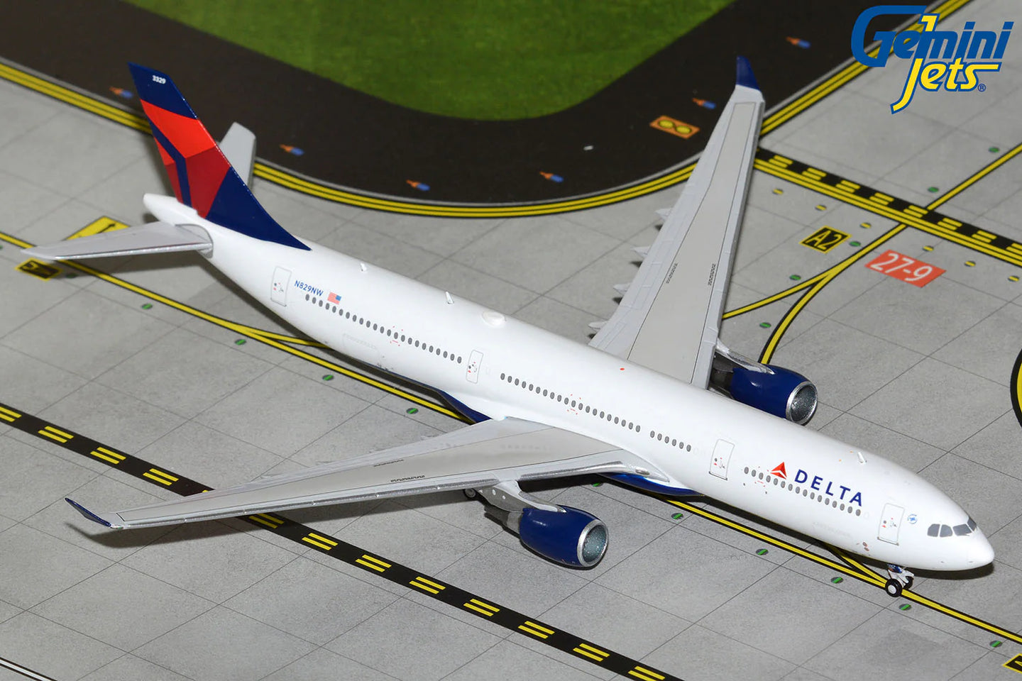 GEMINI JETS A330-300 DELTA AIR LINES REG: N829NW