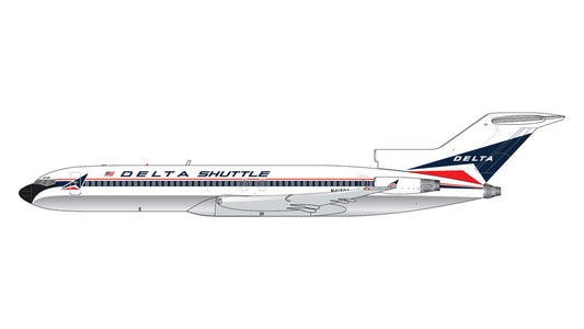 GEMINI JETS B727-200/ADV DELTA SHUTTLE "WIDGET LIVERY" (POLISHED BELLY) REG: N413DA