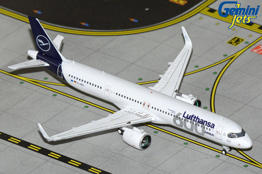 GEMINI JETS A321NEO LUFTHANSA "600TH AIRBUS" REG: D-AIEQ