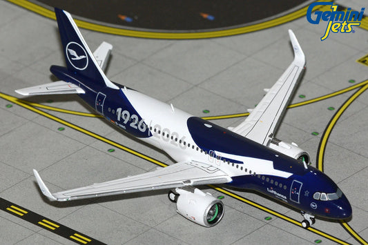 GEMINI JETS A320 NEO LUFTHANSA "100 LIVERY" REG: D-AING
