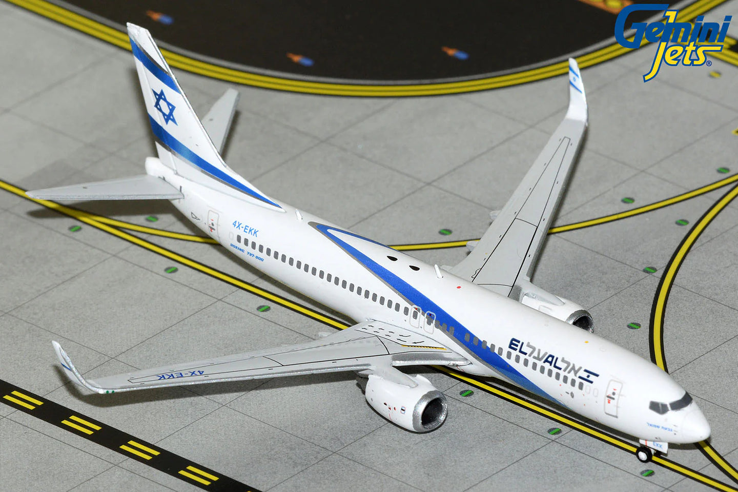 GEMINI JETS B737-800W EL AL ISRAEL AIRLINES REG: 4X-EKK