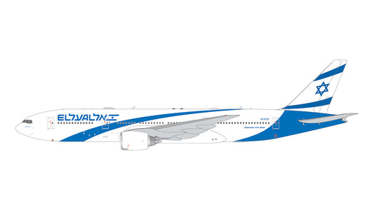 GEMINI JETS B777-200ER EL AL ISRAEL AIRLINES 'NEW LIVERY' REG: 4X-ECE