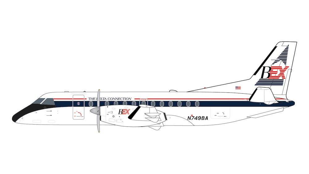 GEMINI JETS SAAB 340A BUSINESS EXPRESS AIRLINES "THE DELTA CONNECTION" REG: N749BA