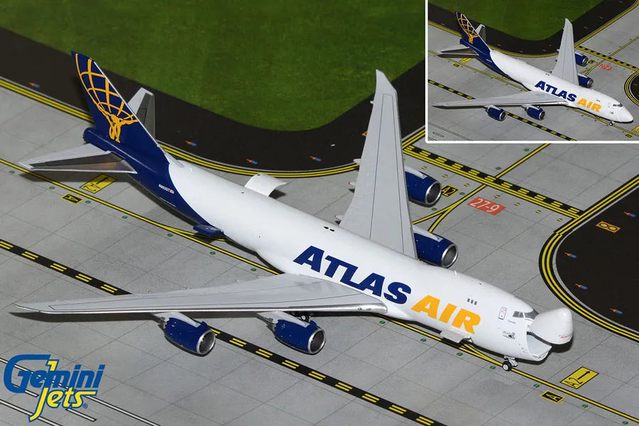 GEMINI JETS B747-8F ATLAS AIR/APEXLOGISTICS (FINAL 747) (INTERACTIVE SERIES) REG: N863GT