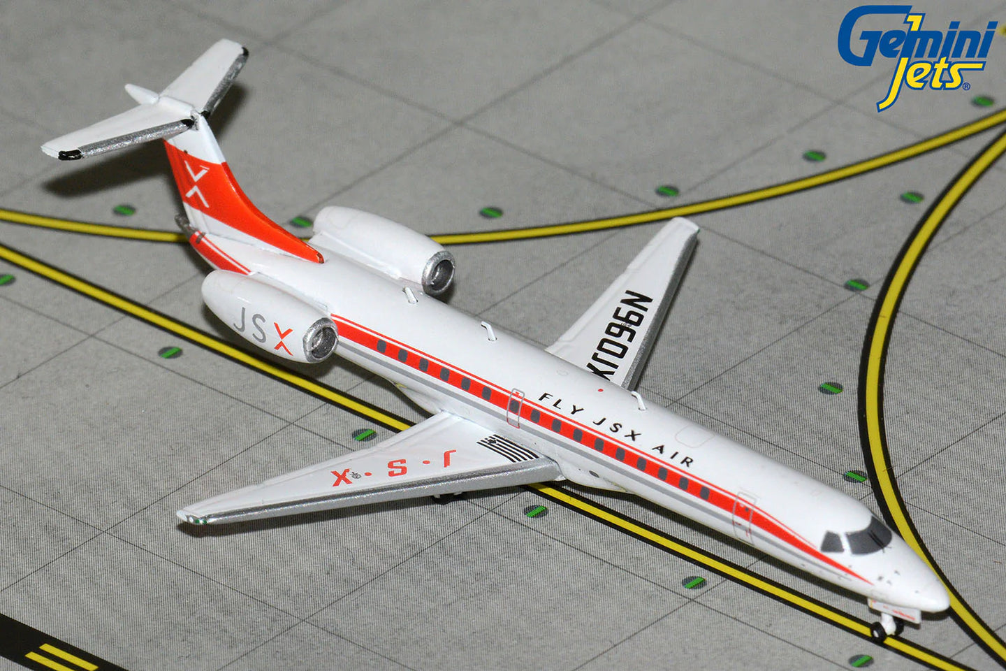 GEMINI JETS E145LR JSX "FLY JSX AIR RETRO LIVERY" REG: N960JX