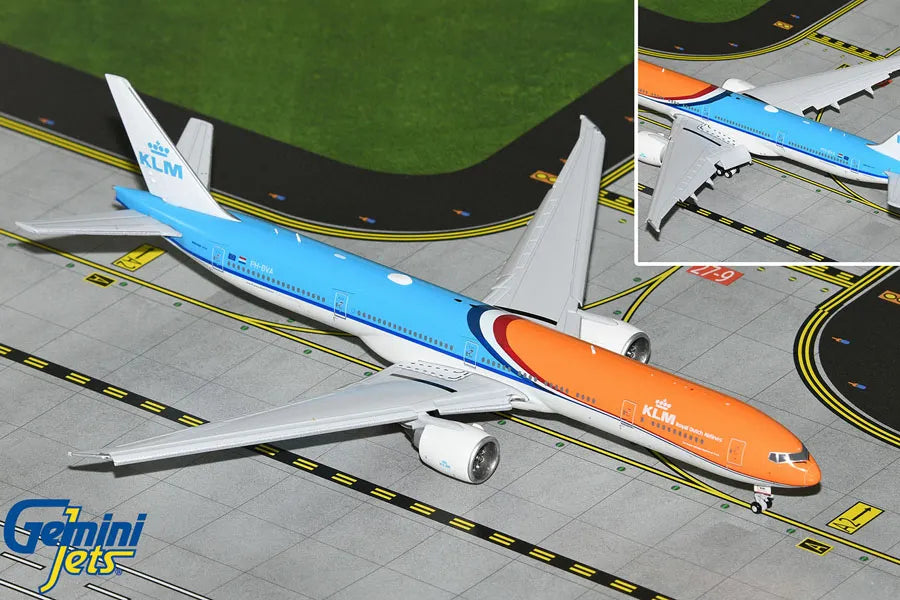 GEMINI JETS B777-300ER KLM "NEW ORANGE PRIDE LIVERY"(FLAPS DOWN) REG: PH-BVA