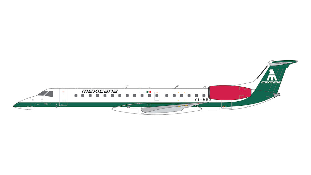 GEMINI JETS ERJ145EP MEXICANA REG: XA-MBR