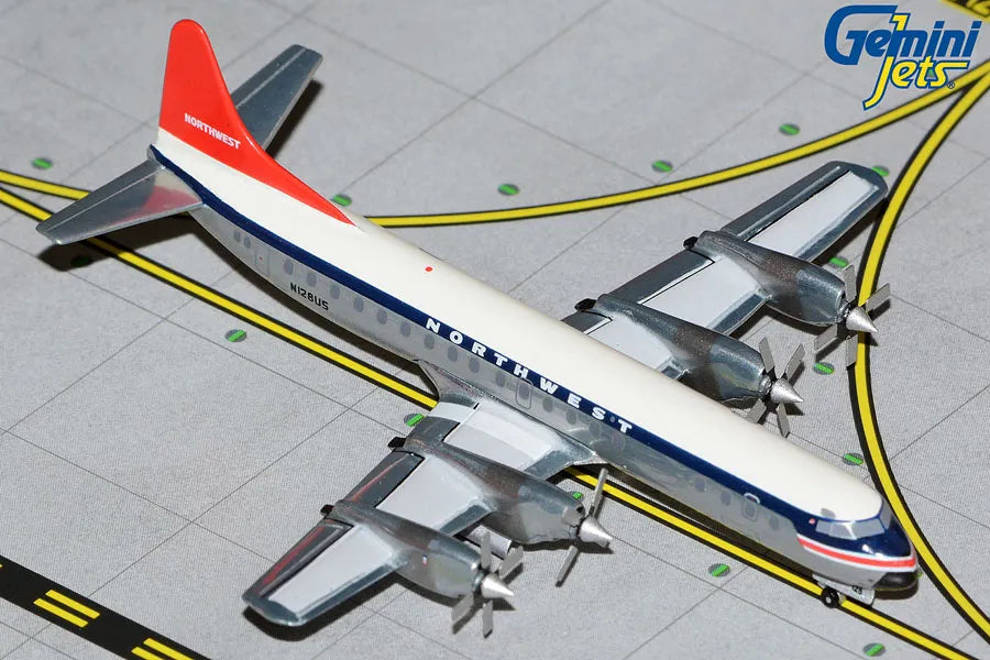 GEMINI JETS L-188C NORTHWEST ORIENT AIRLINES REG: N128US