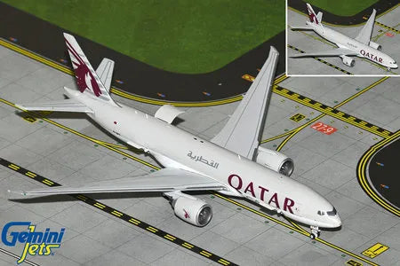 GEMINI JETS B777-200LRF QATAR AIRWAYS CARGO (INTERACTIVE SERIES) REG: A7-BFT