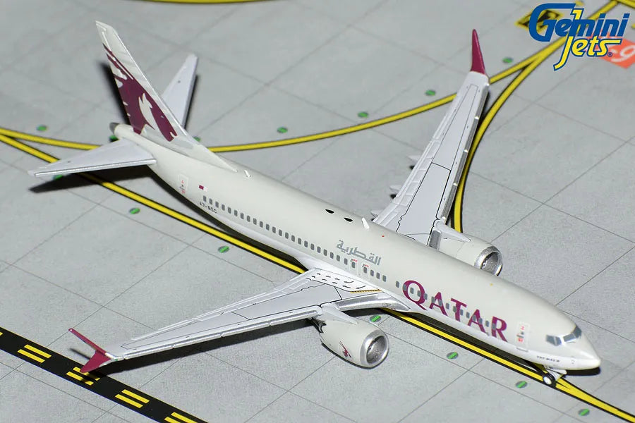 GEMINI JETS B737 MAX 8 QATAR AIRWAYS REG: A7-BSC