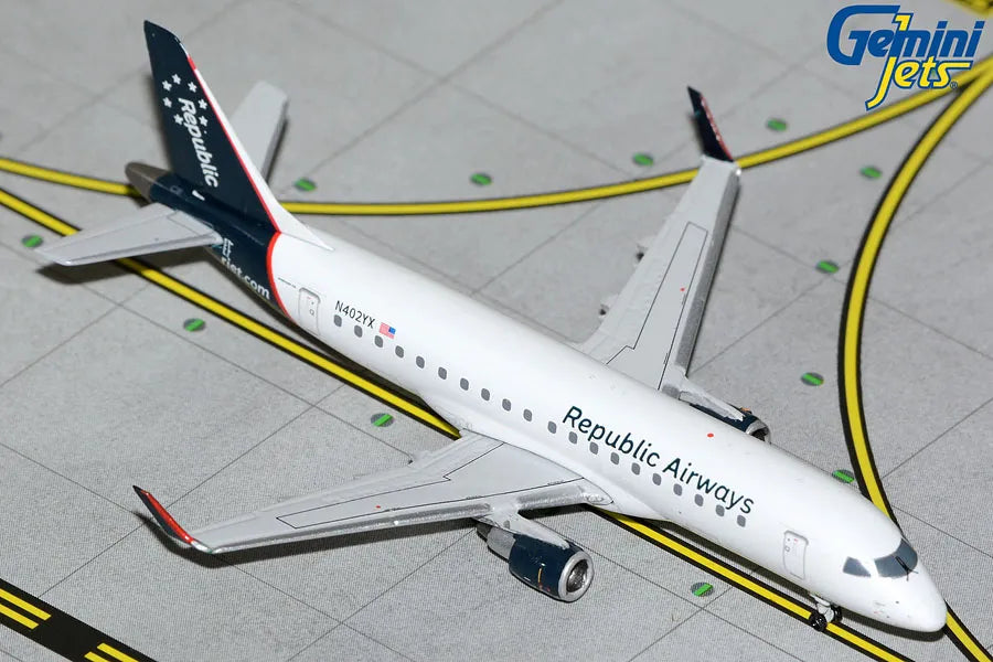 GEMINI JETS EMBRAER 175LR REPUBLIC AIRWAYS REG: N402YX