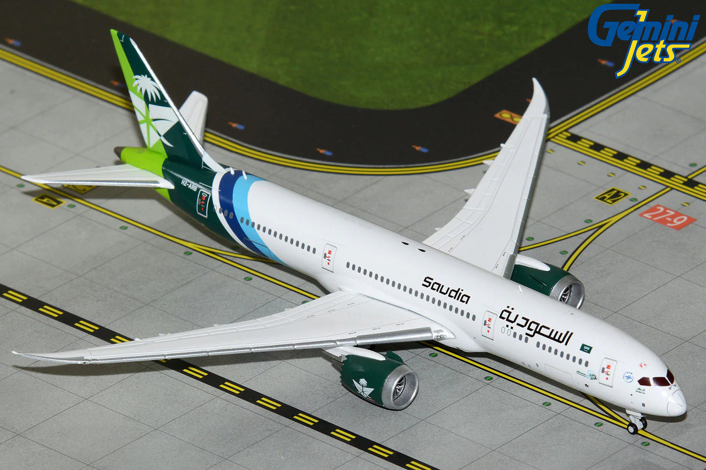 GEMINI JETS B787-9 SAUDI ARABIAN AIRLINES "NATIONAL DAY LIVERY" REG: HZ-ARB