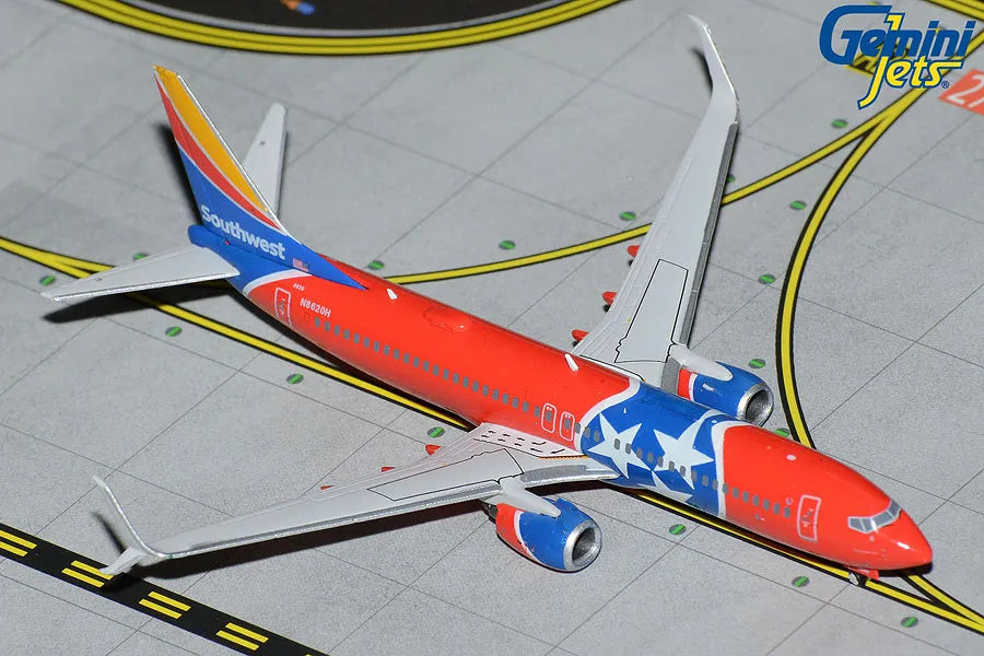 GEMINI JETS B737-800S SOUTHWEST AIRLINES "TENNESSEE ONE" REG: N8620H