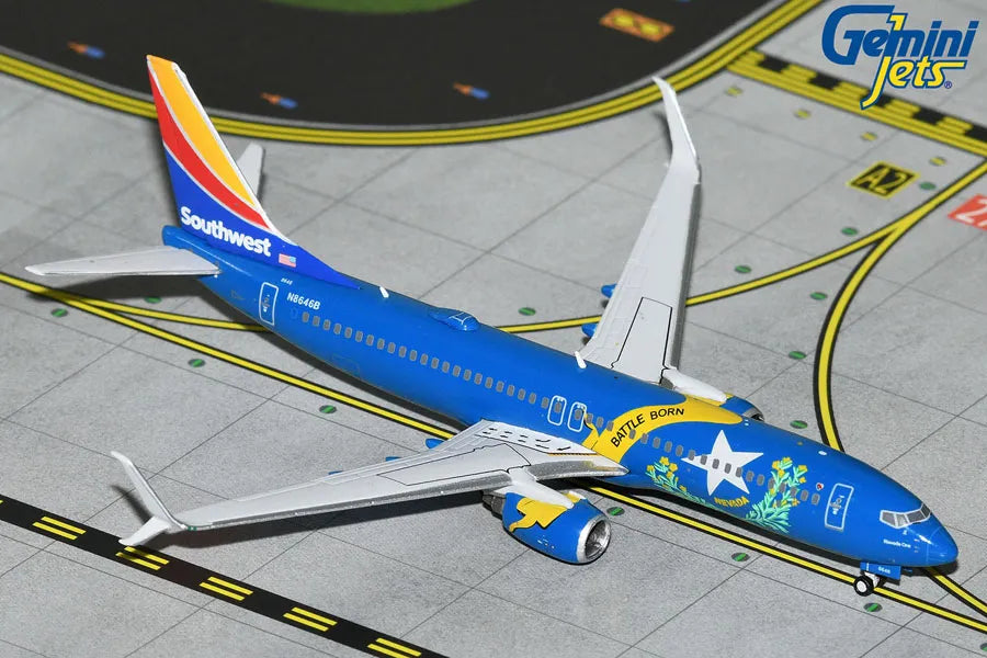 GEMINI JETS B737-800W SOUTHWEST AIRLINES "NEVADA ONE" REG: N8646B