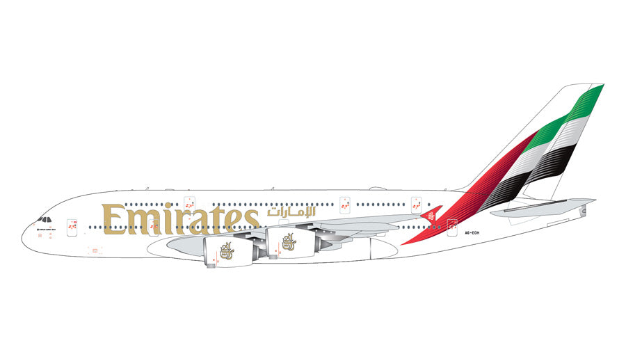 GEMINI JETS A380 EMIRATES "NEW LIVERY" REG: A6-EOH