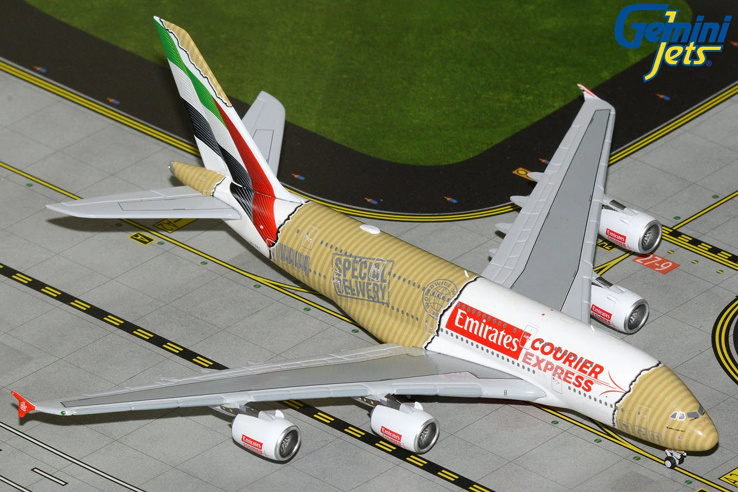 GEMINI JETS A380 EMIRATES "EMIRATES COURIER EXPRESS" REG: A6-EET