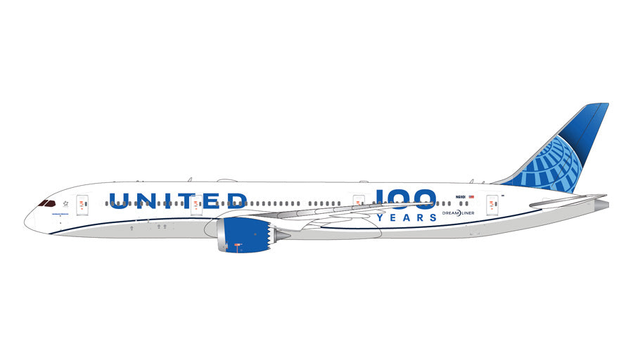 GEMINI JETS B787-9 UNITED AIRLINES "100 YEARS" REG: N61101