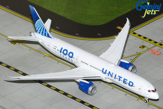GEMINI JETS B787-9 UNITED AIRLINES "100 YEARS" REG: N61101