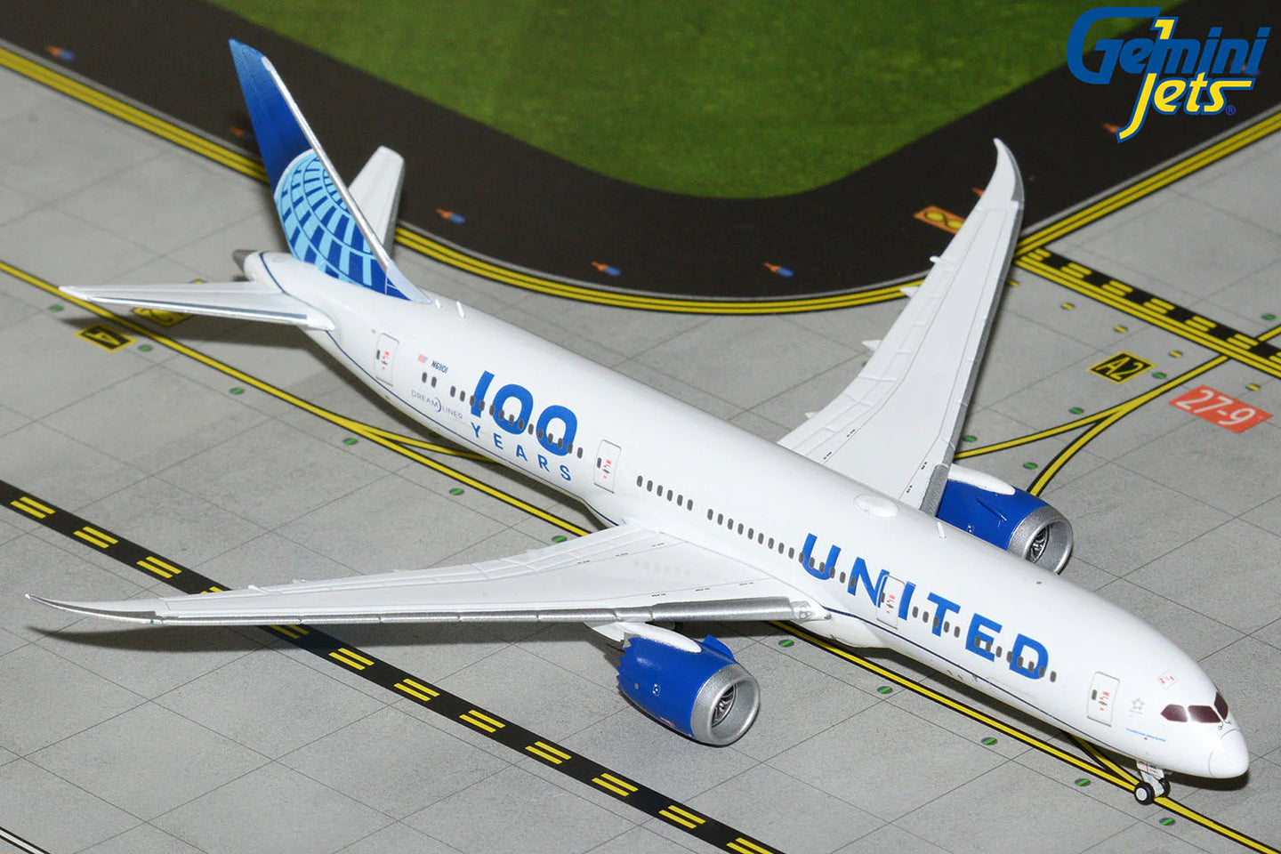 GEMINI JETS B787-9 UNITED AIRLINES "100 YEARS" REG: N61101