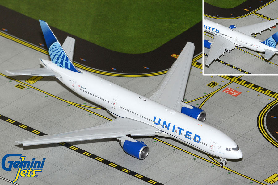 GEMINI JETS B777-200ER UNITED AIRLINES (FLAPS DOWN) REG: N798UA