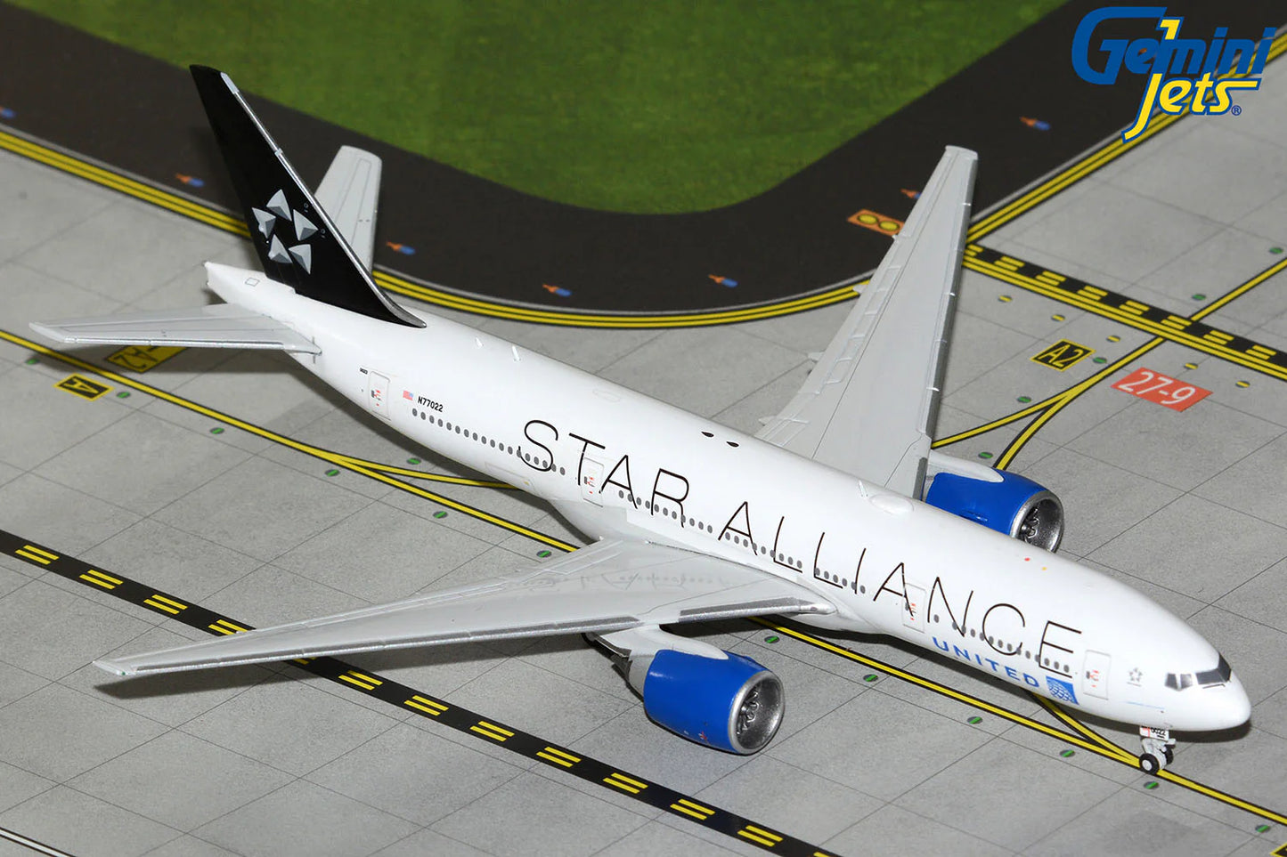GEMINI JETS B777-200ER UNITED AIRLINES "STAR ALLIANCE LIVERY" REG: N77022