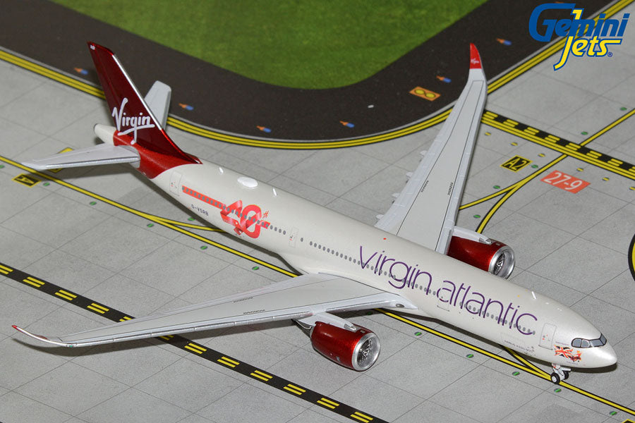 GEMINI JETS VIRGIN ATLANTIC AIRWAYS 40TH "ANNIVERSARY LOGO" REG: G-VSRB