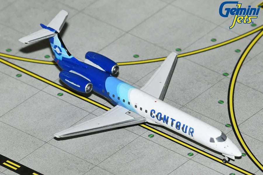 GEMINI JETS EMBRAER ERJ-145LR CONTOUR AIRLINES REG: N12552