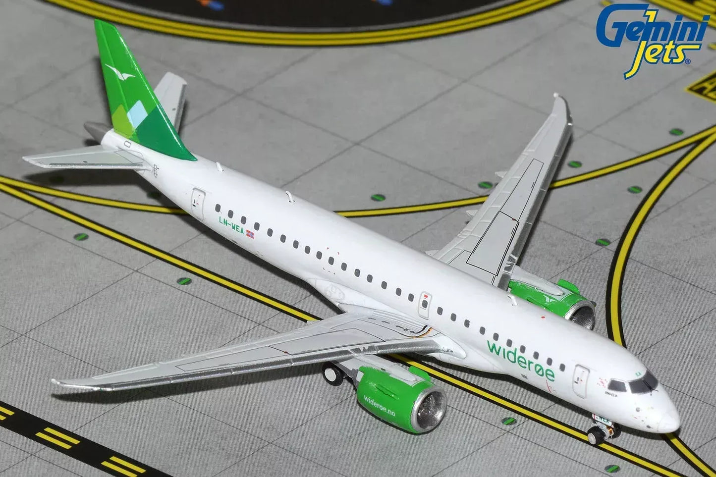 GEMINI JETS E190-E2 WIDEROE REG: LN-WEA