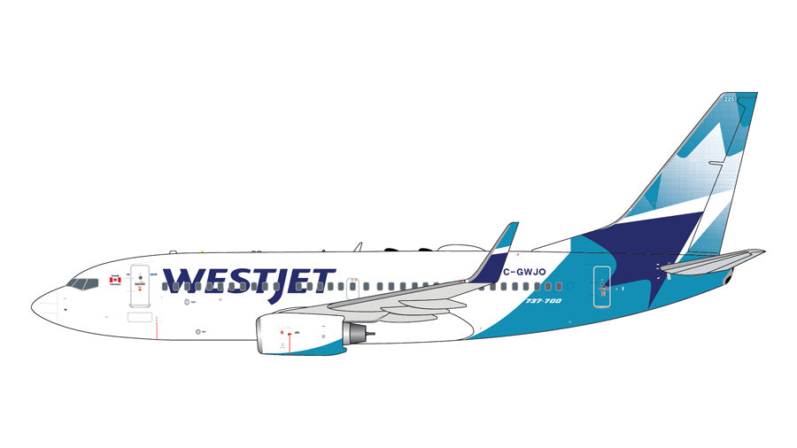GEMINI JETS B737-700W WESTJET AIRLINES REG: C-GWJO