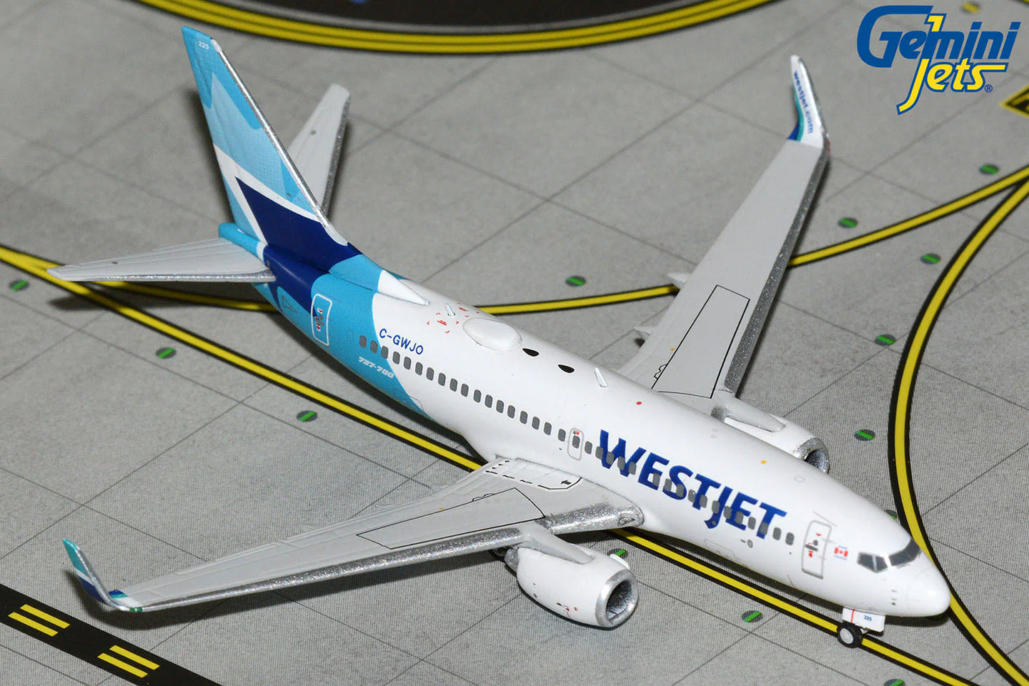 GEMINI JETS B737-700W WESTJET AIRLINES REG: C-GWJO