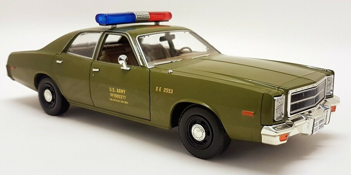 GREENLIGHT 1977 PLYMOUTH FURY U.S. ARMY THE A-TEAM