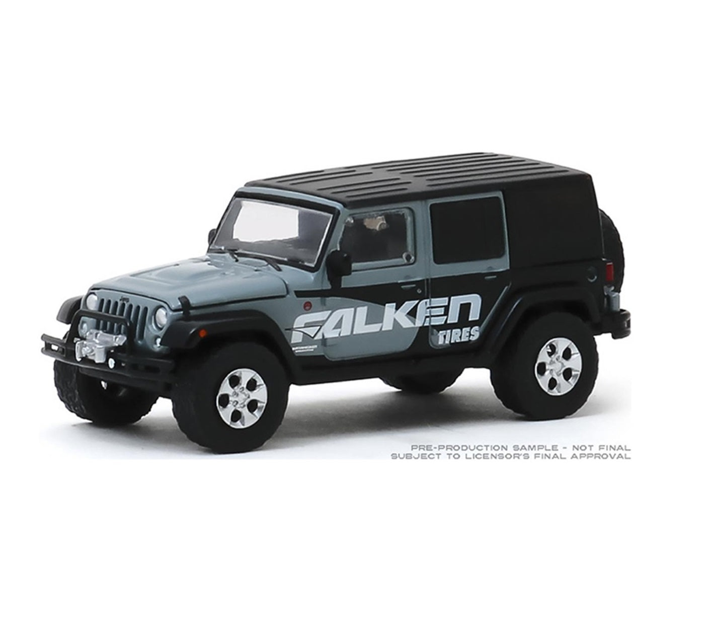 GREENLIGHT 2014 JEEP WRANGLER UNLIMITED, FALKEN TIRES, GREY