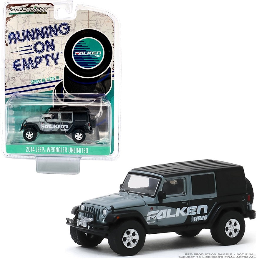 GREENLIGHT 2014 JEEP WRANGLER UNLIMITED, FALKEN TIRES, GREY