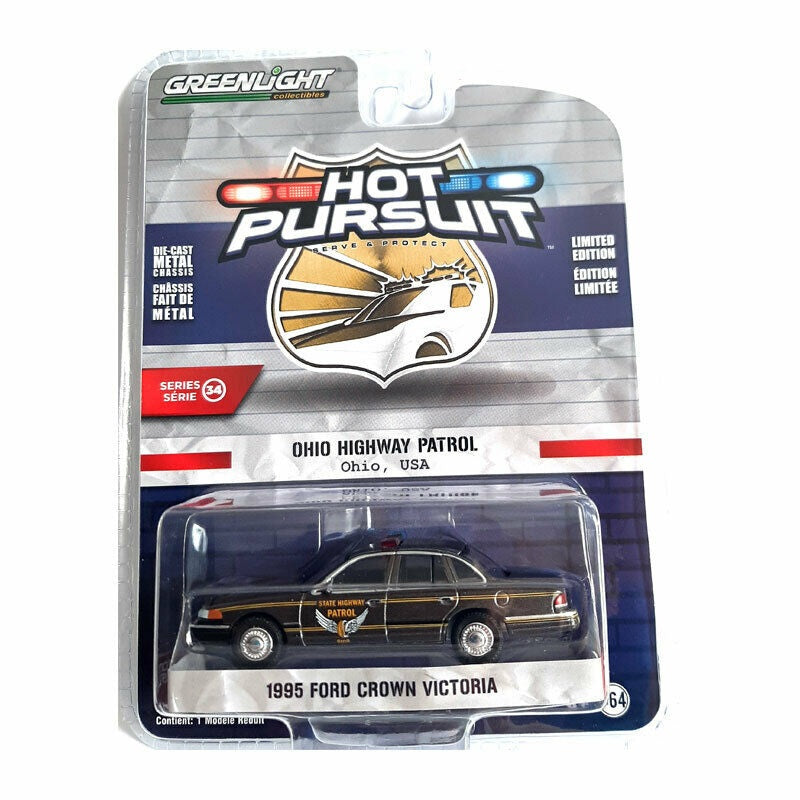 GREENLIGHT 1995 FORD CROWN VICTORIA POLICE INTERCEPTOR "OHIO STATE HIGHWAY PATROL"
