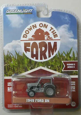 GREENLIGHT 1949 FORD 8N TRACTOR WITH CAB