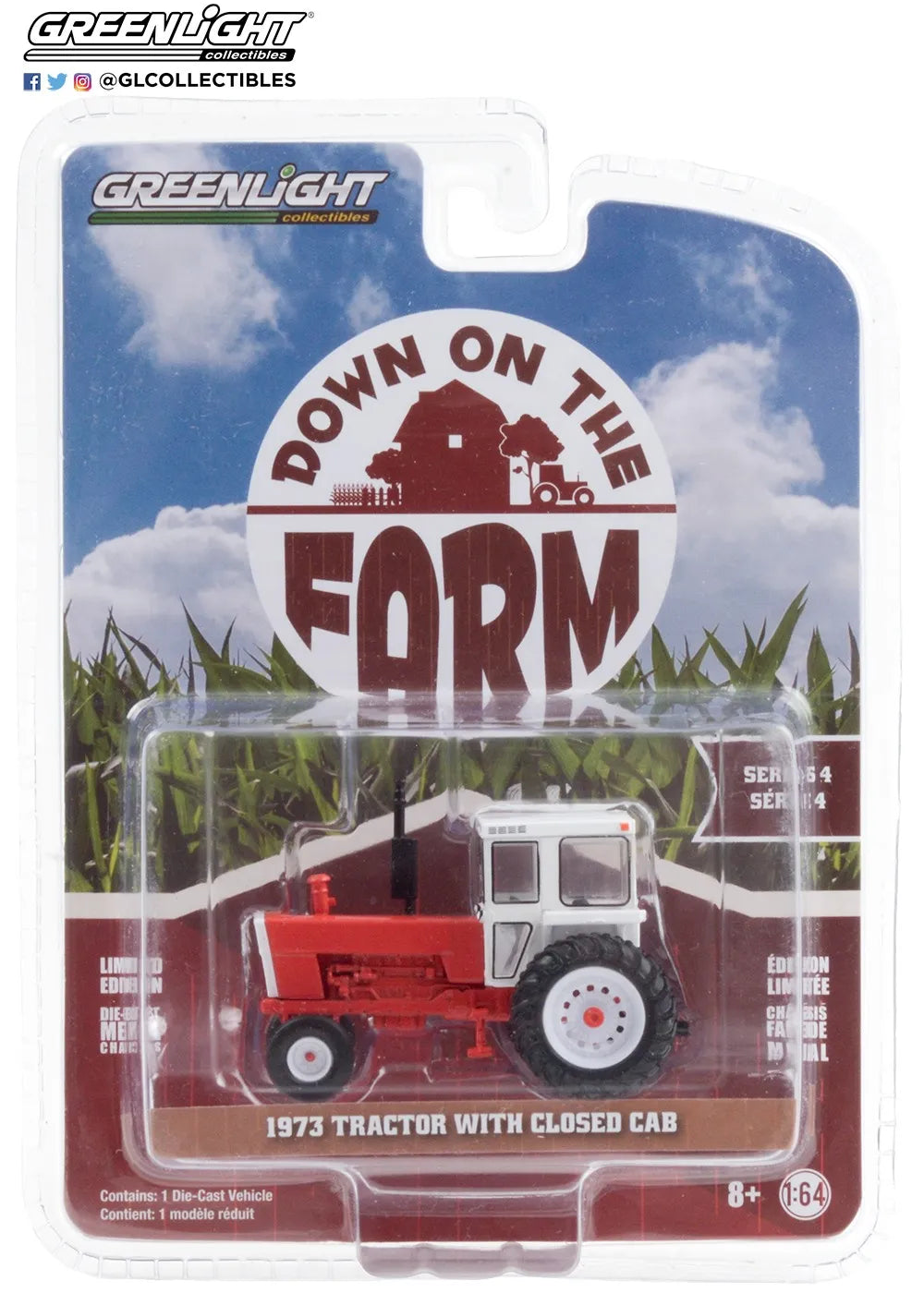 GREENLIGHT 1973 TRACTOR WITH CLOSED CAB