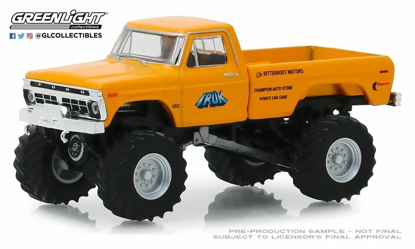 GREENLIGHT 1977 FORD F-250 MONSTER TRUCK TRUK