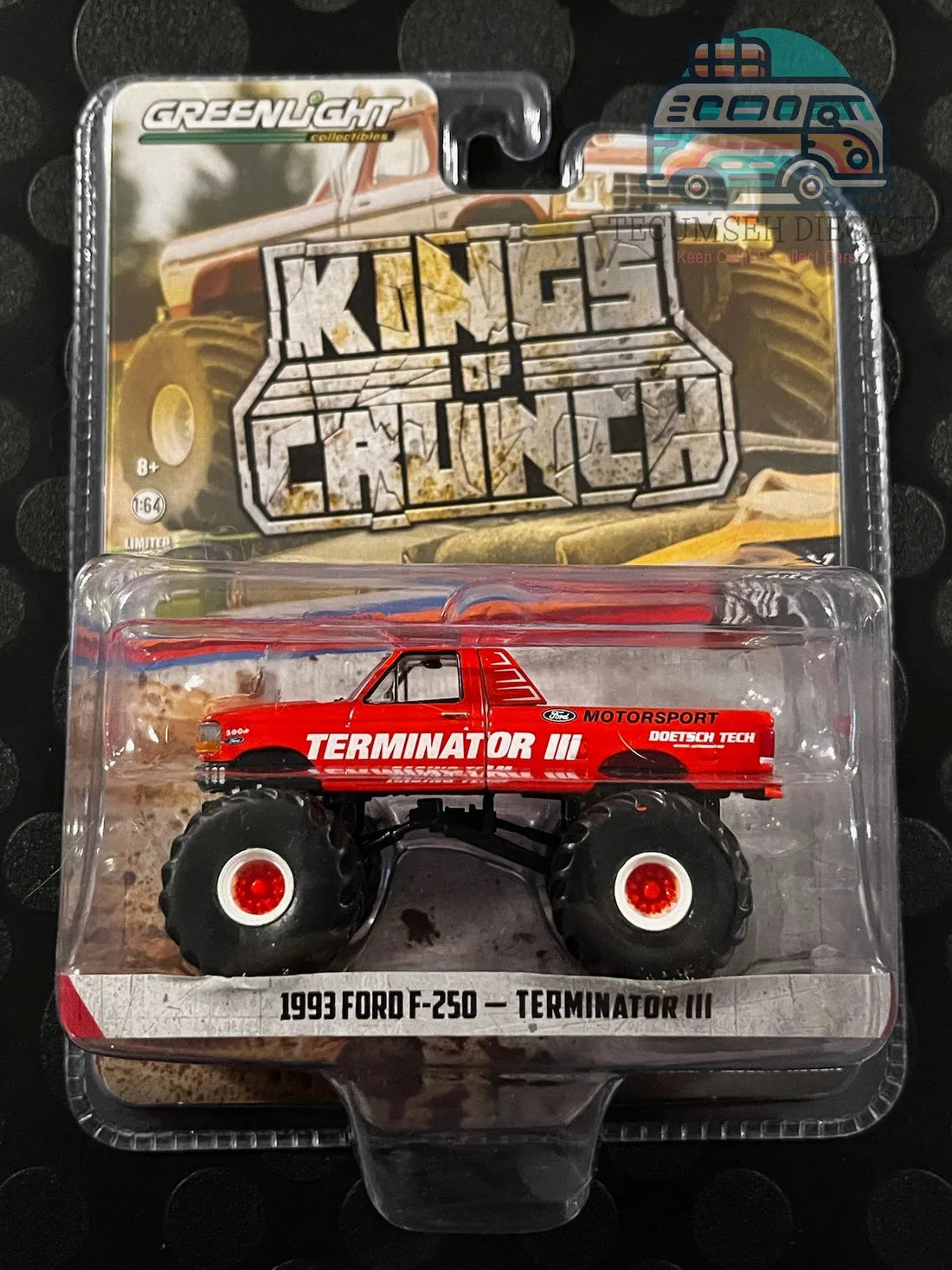 GREENLIGHT 1993 FORD F-250 MONSTER TRUCK TERMINATOR III