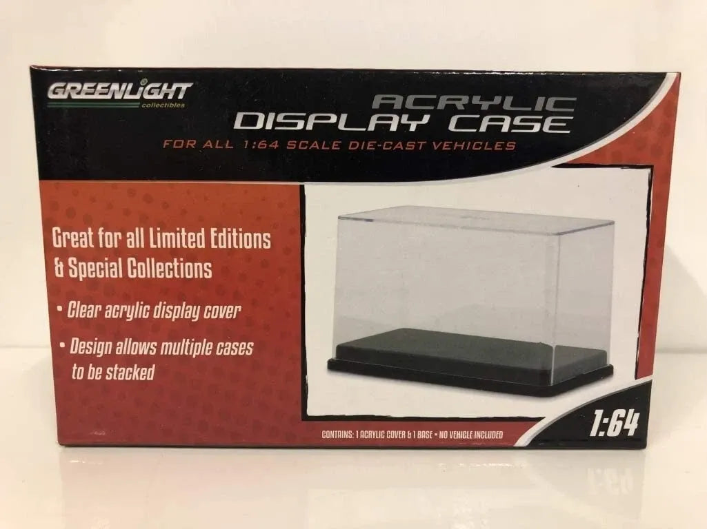 GREENLIGHT ACRYLIC DISPLAY CASE WITH PLASTIC BASE