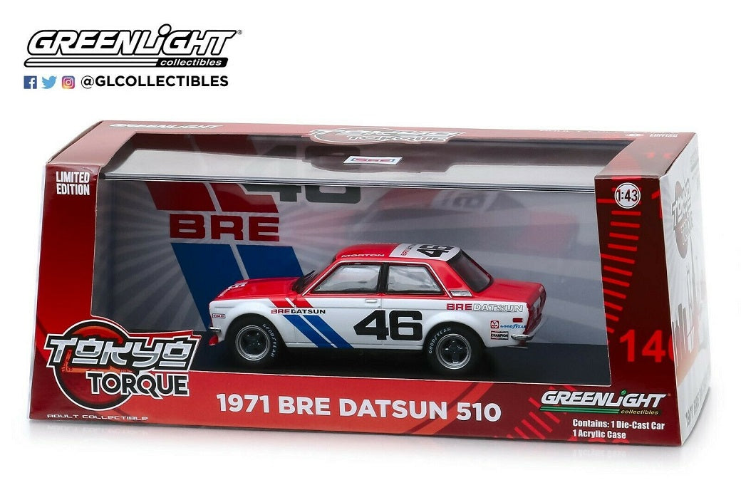 GREENLIGHT 1971 DATSUN 510 #46 BROCK RACING